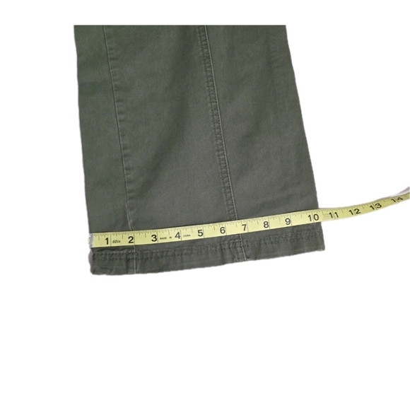 BBJ Los Angeles Cargo Utility Pants Jrs Size 11/30 Green Khaki - Picture 9 of 14